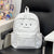 Stylische floral bestickte Rucksack