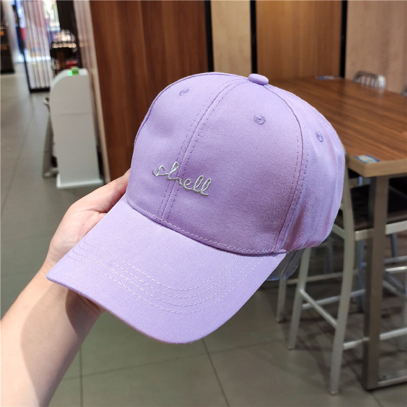 Damen Casual Baumwolle Bestickte Kappe Brehn