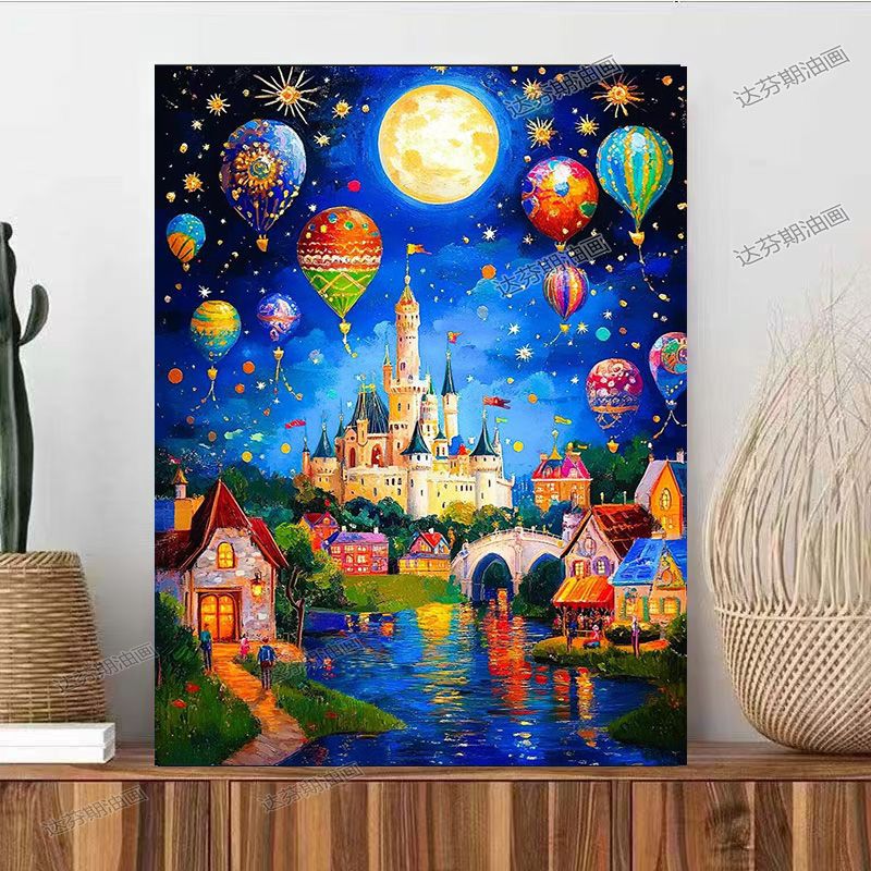Fantasy Landschaft Leinwand Kunstdruck Brehn