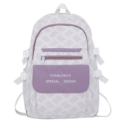 Geometrisch gemusterter Freizeit-Rucksack