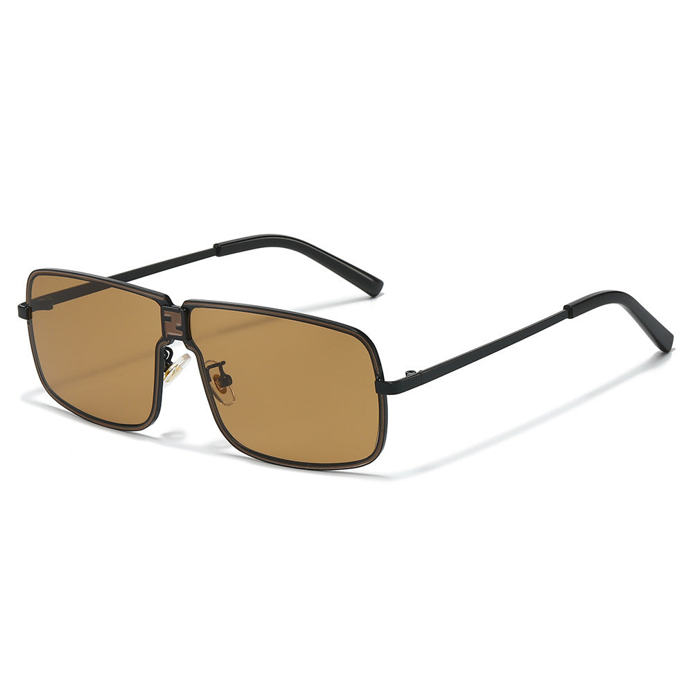 Hochmodische geometrische Rahmen-Sonnenbrille Brehn