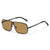 Hochmodische geometrische Rahmen-Sonnenbrille Brehn