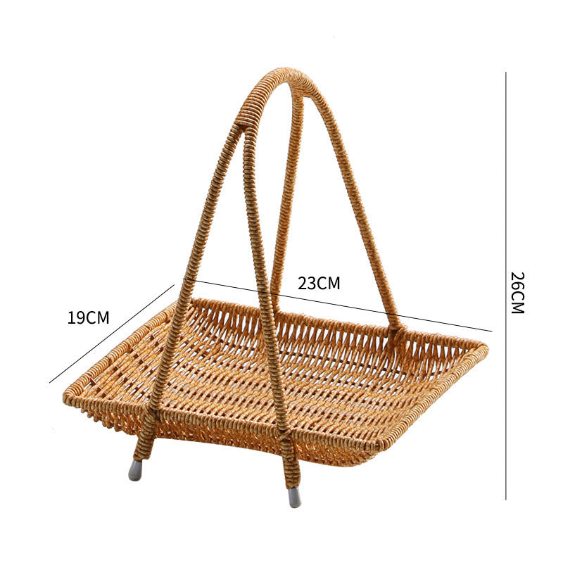 Handgefertigter Rattan Aufbewahrungskorb Brehn