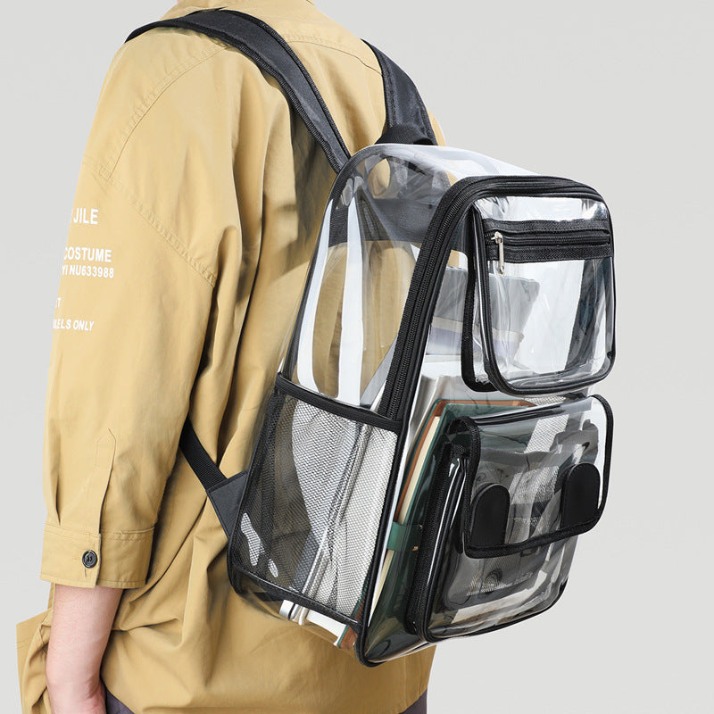 Durchsichtiger Rucksack mit Mehreren Fächern Brehn