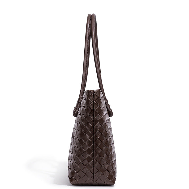 Woven Leather Tote Bag Brehn