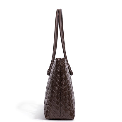 Woven Leather Tote Bag Brehn
