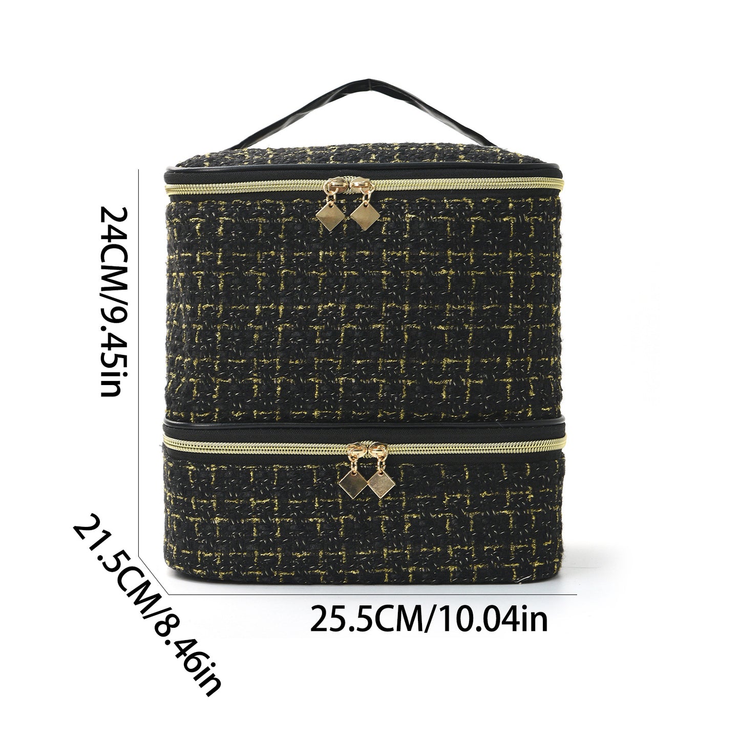 Kosmetik-Organizer-Tasche mit Elegantem Gewebe Brehn