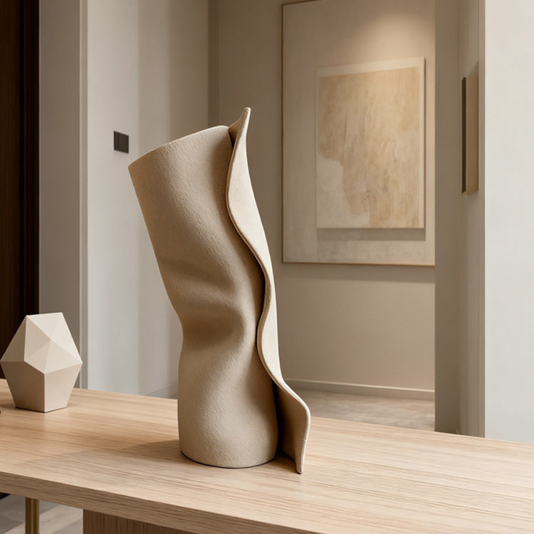 Skulpturaler Twist Dekorative Vase