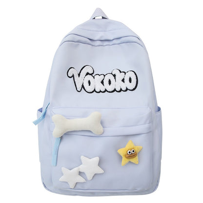Tiere-Themen Plüsch Schulrucksack Brehn