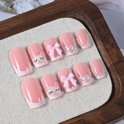 Dekorative Press-On Nagelspitzen Set