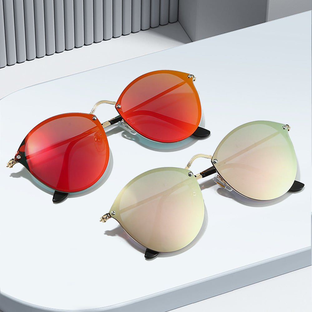 Trendige Runde Sonnenbrille Im Eleganten Design Brehn