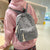 Rucksack Aus Hochwertigem Cord mit Verspielten Applikationen Brehn