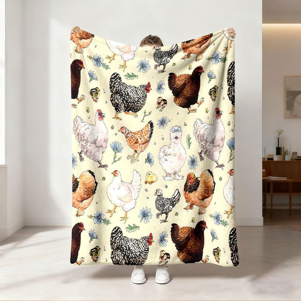 Inspirierende Botschaft Fleece-Decke