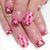 Romantisches Thema Press-On Nagelset Brehn
