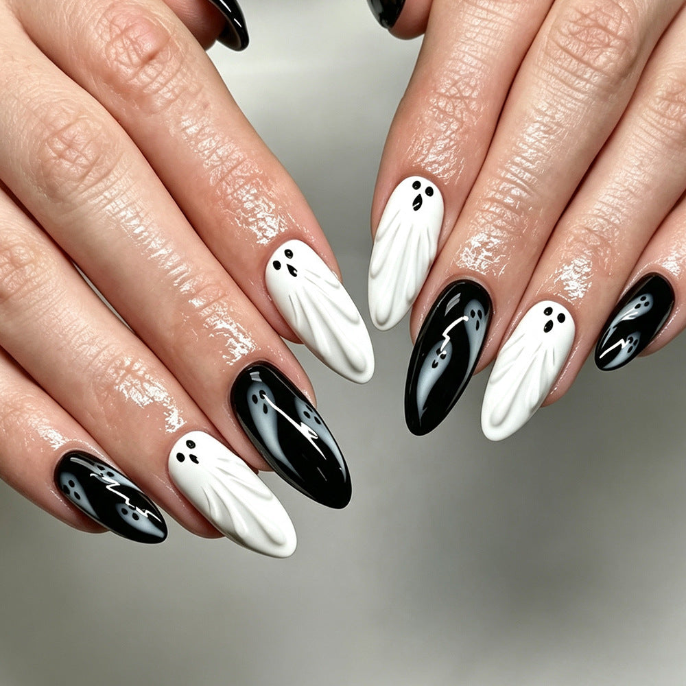 Halloween Geist Nagelkunst Brehn