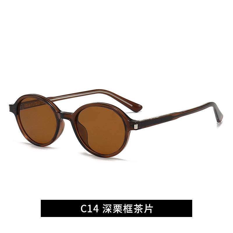 Damen modische Sonnenbrille mit geschwungenem Rahmen Brehn