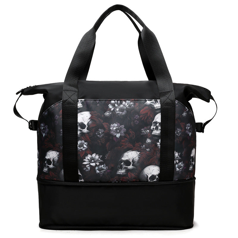 Künstlerisches Schädel-Druck Sport Duffel Tasche Brehn