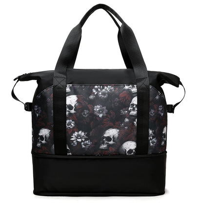 Künstlerisches Schädel-Druck Sport Duffel Tasche Brehn