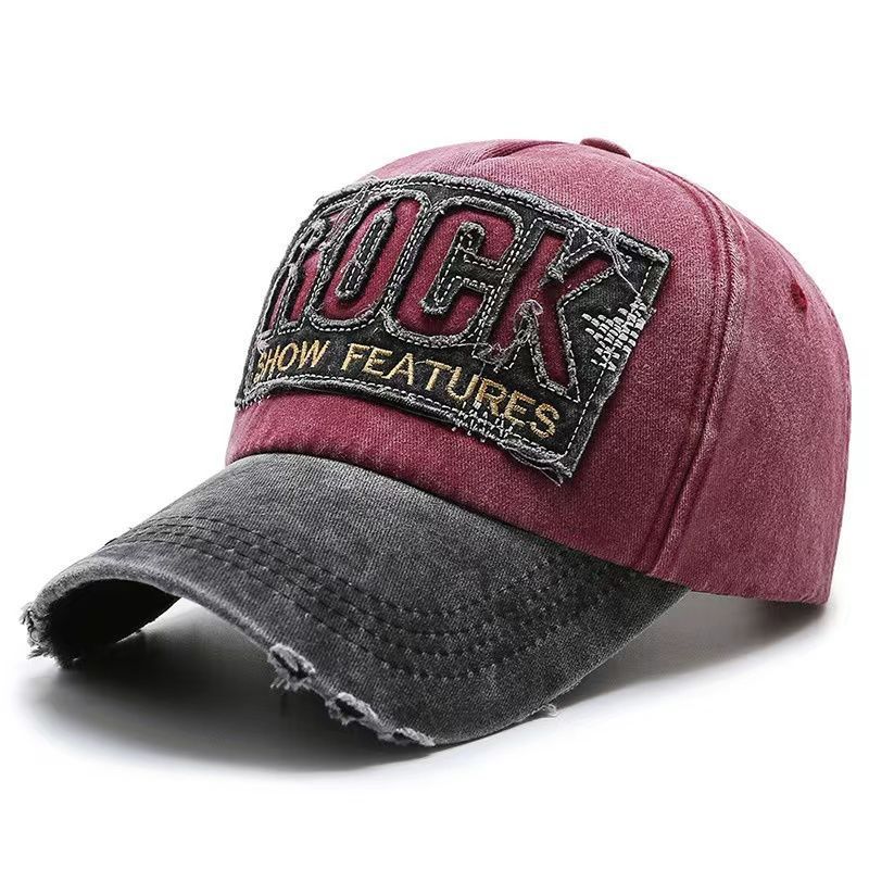 Herren Distressed Graphic Verstellbare Baseballkappe Brehn