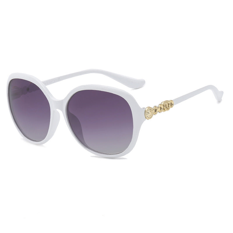 Damen oversized Sonnenbrille mit trendigem Schildpatt-Muster und eleganten Rahmenakzenten Brehn