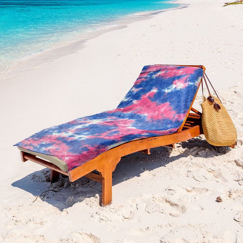 Liegestuhlauflage mit luxuriösem TIE-DYE Design Brehn