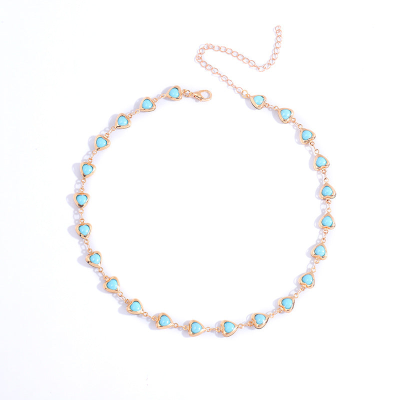 Funkelnde Kristall Choker Halskette Brehn