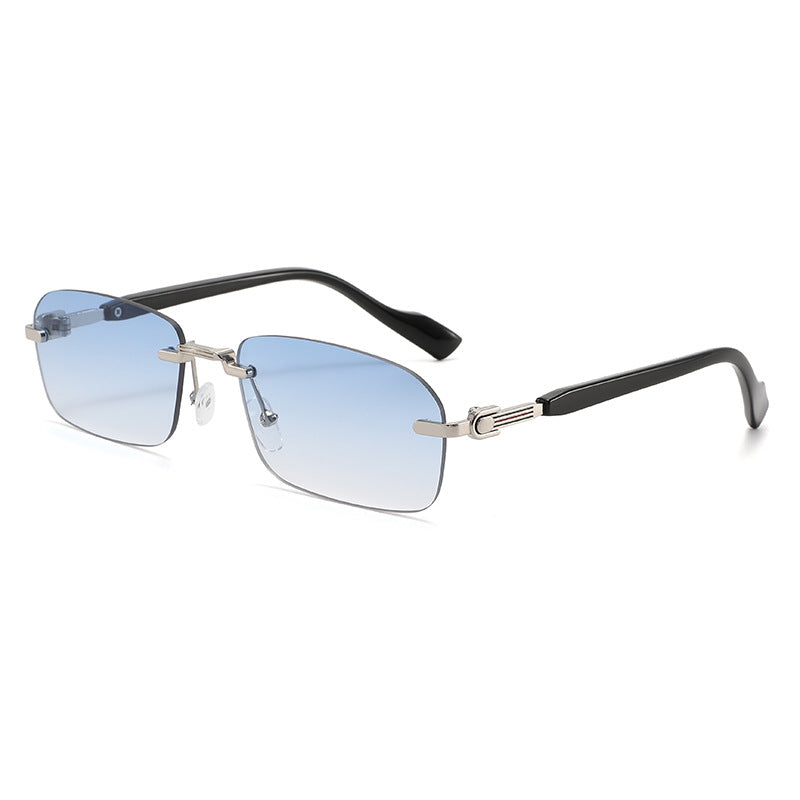 Herren Sleek Geometrischer Rahmen Sonnenbrillen Brehn