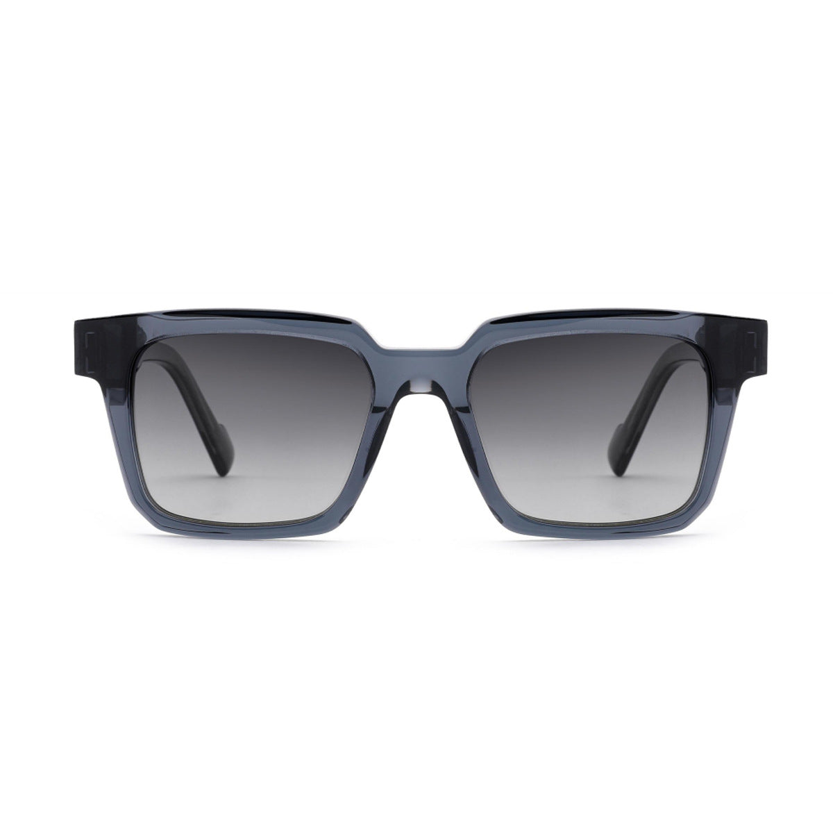 Damen Sonnenbrille im modernen, kantigen Design mit bräunlichen Gläsern Brehn
