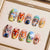 Verspieltes Charakter-Nail Art Set Brehn