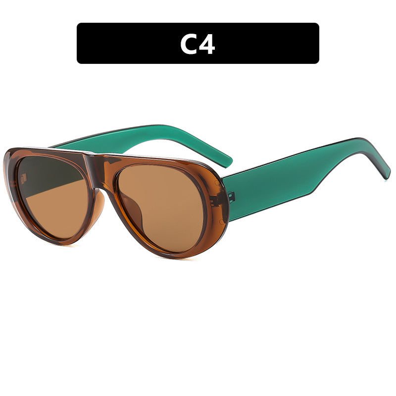 Damen zeitgenössische Sonnenbrille mit innovativem Design Brehn