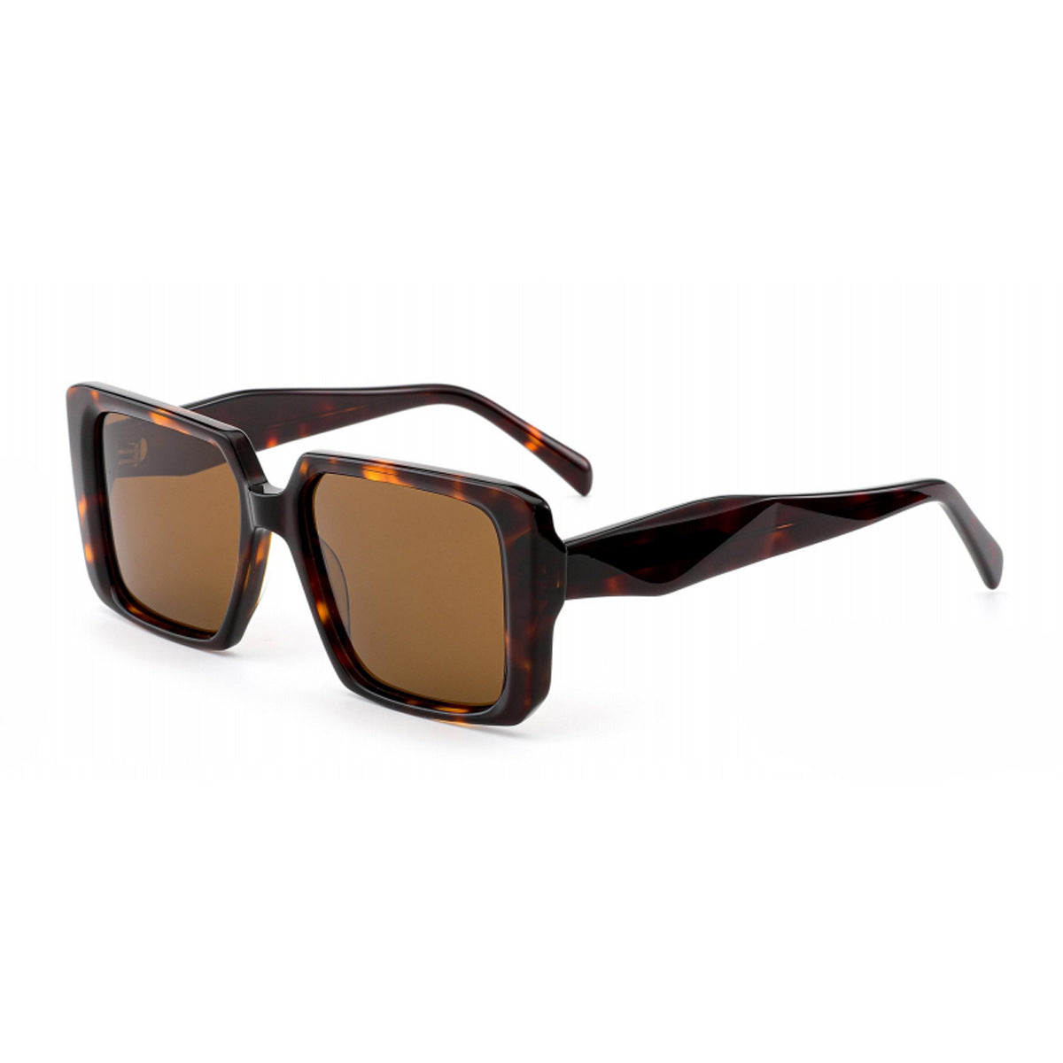 Damen Sonnenbrille im modernen, kantigen Design mit UV-Schutz Brehn