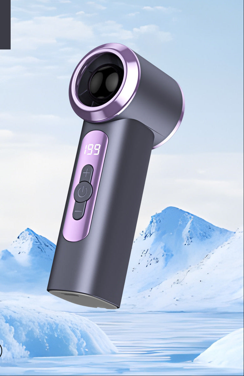 Frauen tragbarer Mini Ventilator mit intelligentem LED-Display Brehn
