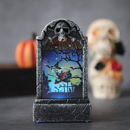 Dekorative LED Gespenster Friedhof Laterne Brehn