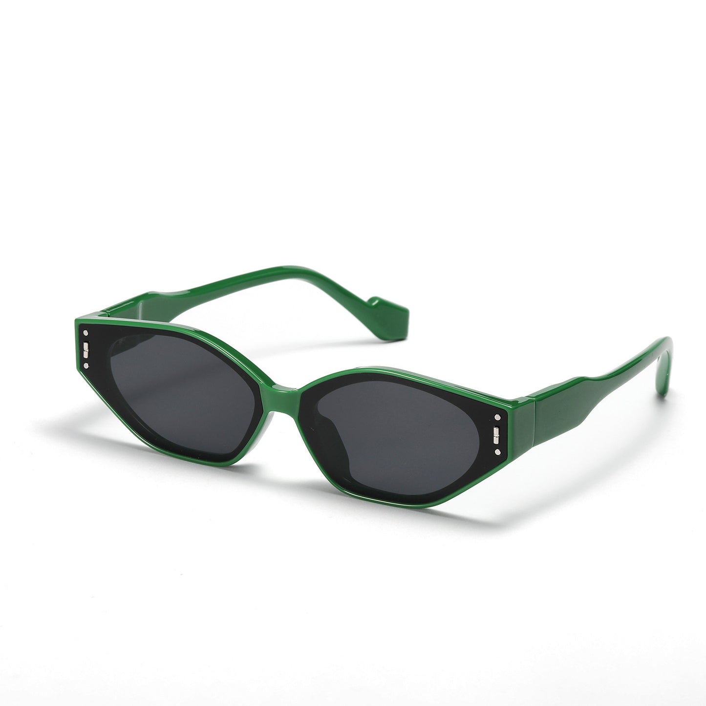Damen geometrische Sonnenbrille im futuristischen Design Brehn