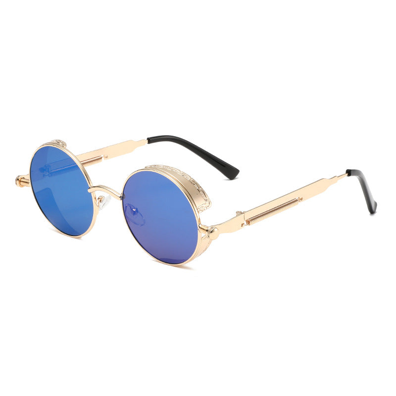 Damen Runde Sonnenbrille mit hochwertigem Metallrahmen Brehn