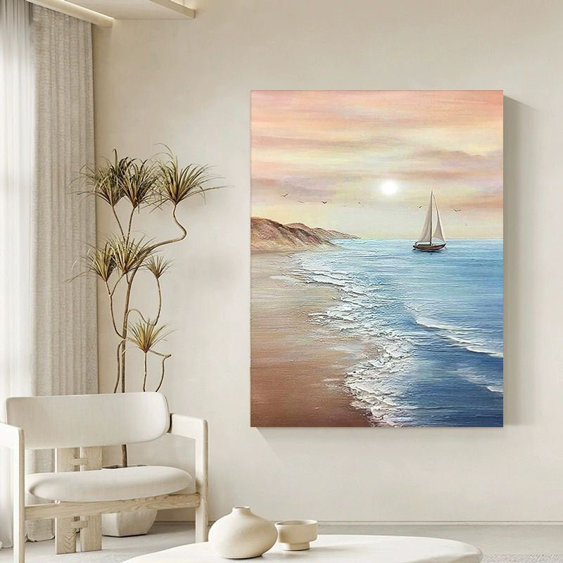 Küstenruhe Landschaft Leinwand Kunst