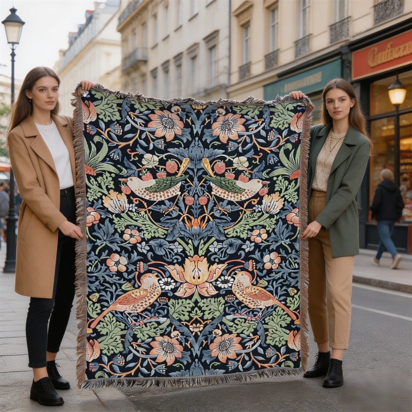 Künstlerische Florale Wandteppichdecke