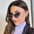 Damen Cat-Eye Sonnenbrille mit elegantem Metallrahmen und UV-Schutz Brehn