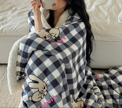 Damen Flauschige und extra weiche Kuscheldecke Brehn