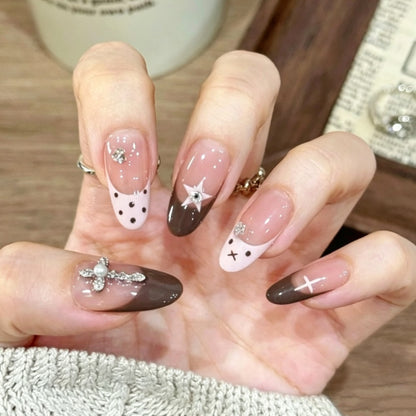 Ombre Nail Art Press-On Nails Set Brehn