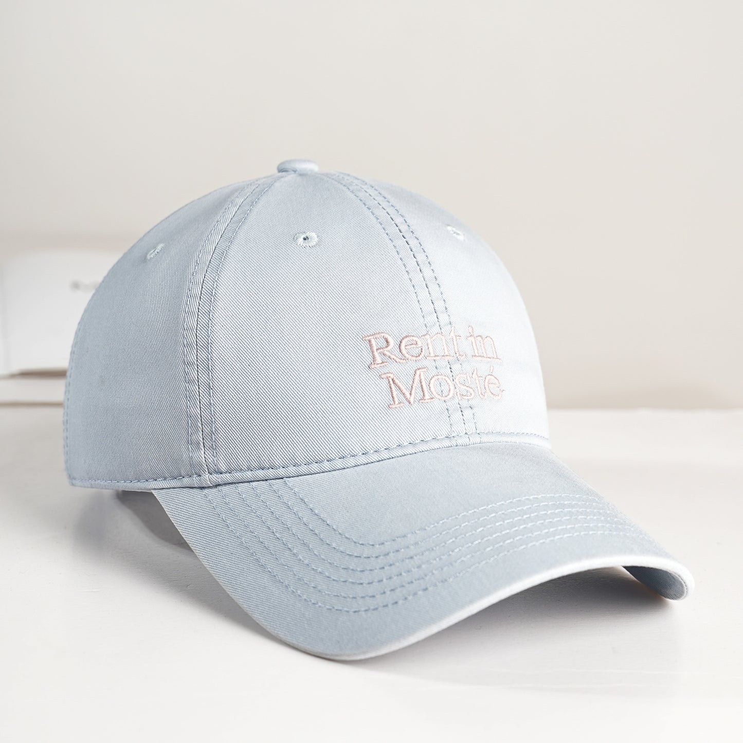 Damen Baumwoll-Baseballkappe mit gesticktem Schriftzug Brehn