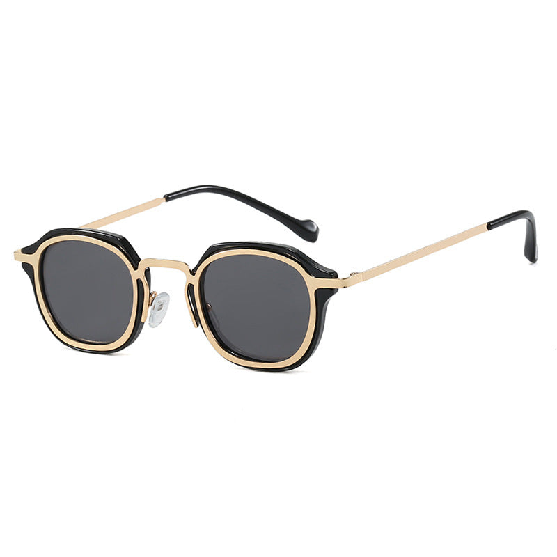 Damen quadratische Sonnenbrille mit einzigartigem Design und UV-Schutz Brehn