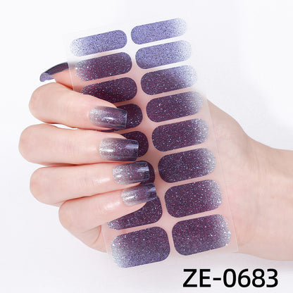 Glitter Ombre Nagelwraps  1790954415