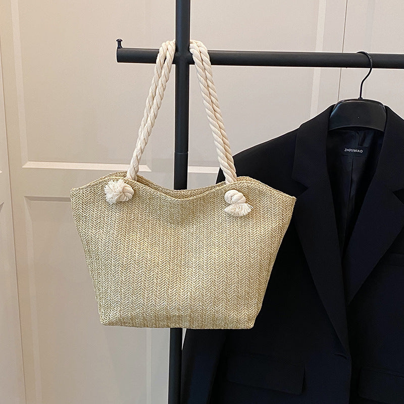 Chic handgewebte Strandtasche Brehn