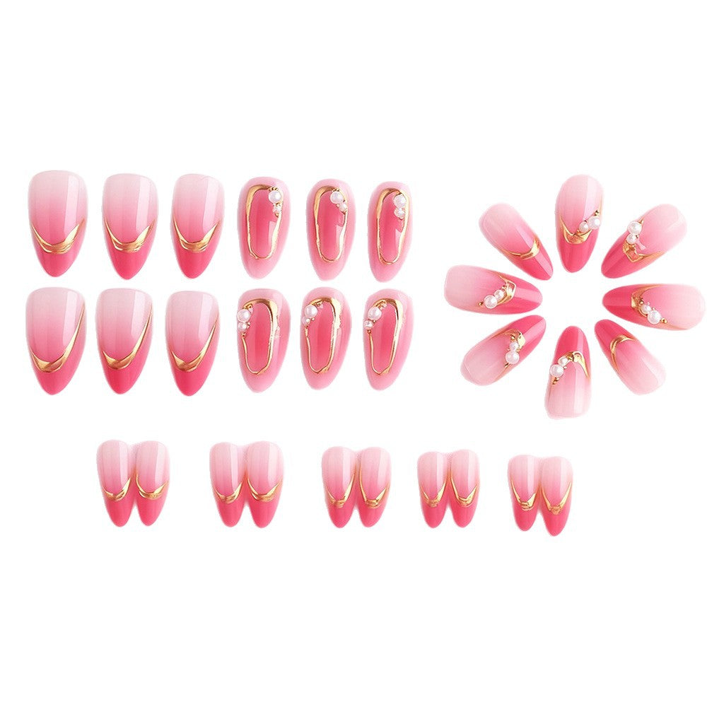 Elegantes Press-On Nagelkunst Set Brehn
