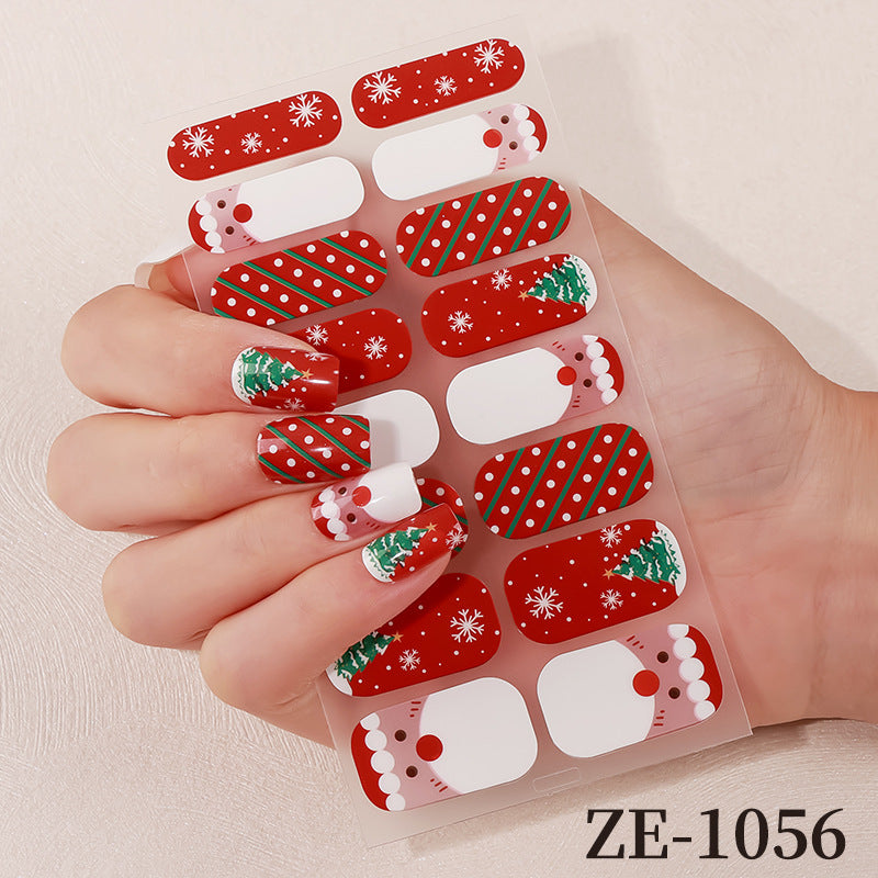 Blumen Design Nagelkunst Wraps