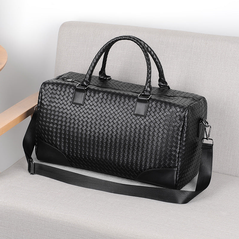 Premium Gewebte Leder Reisetasche Brehn