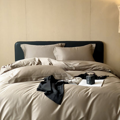 Premium Satin-Bettwäsche-Set mit seidig-glattem Finish und pflegeleichtem Material