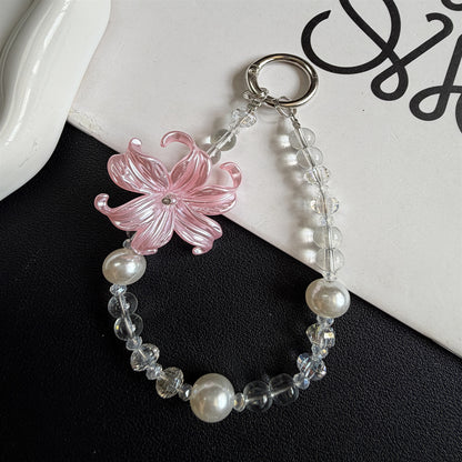 Elegante Blumen-inspirierte Perlen-Schlüsselanhänger Brehn