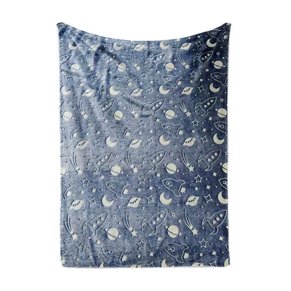 Damen Kinderfreundliche Kuscheldecke mit Dinosaurier-Motiv Brehn